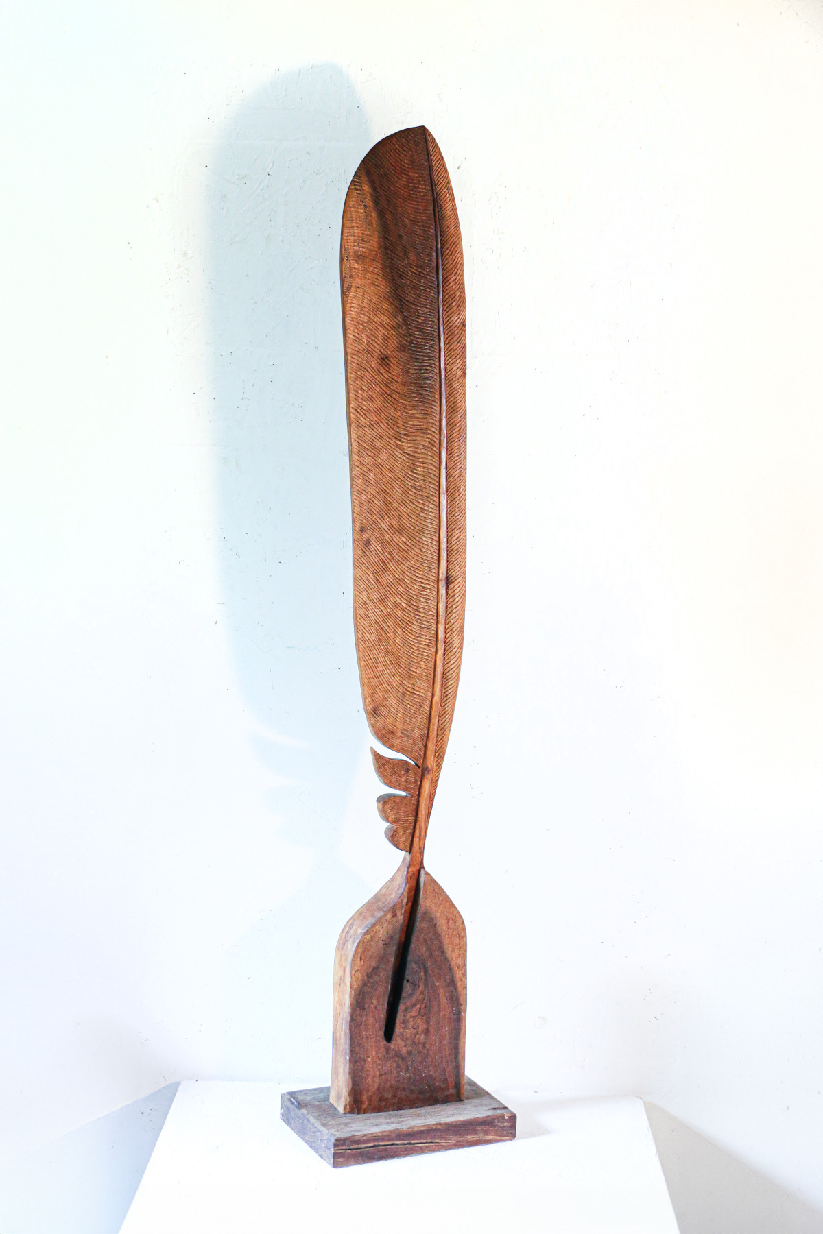 Feather (Walnut) 61 inches high. £2100.